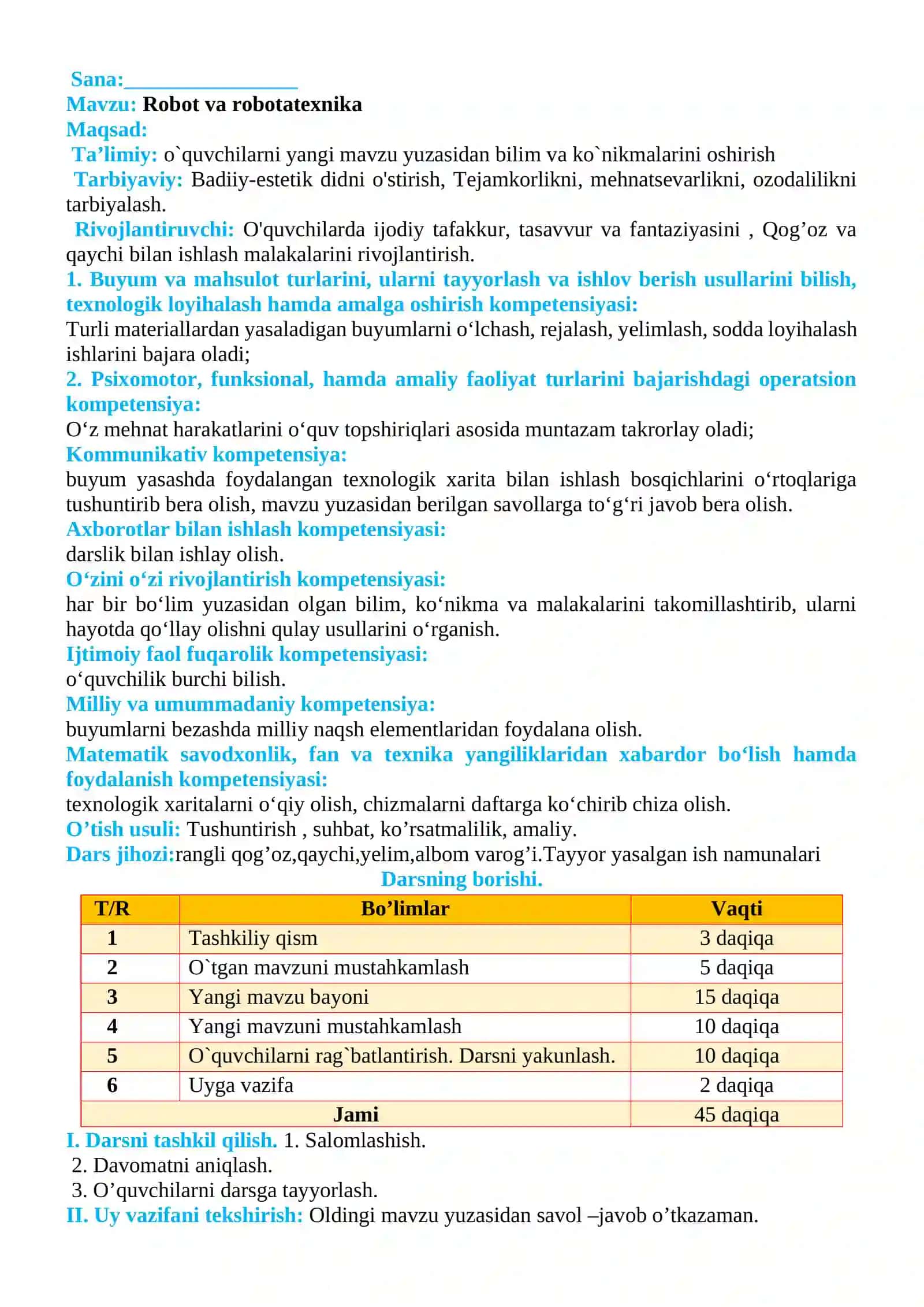 Robot va robotatexnika 2