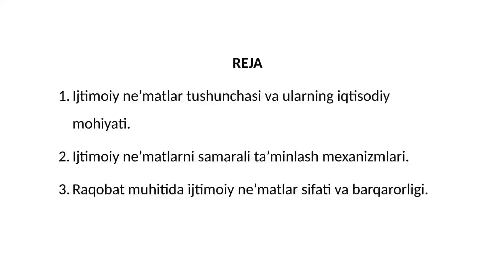 Ijtimoiy ne’matlar: samarali varaqaobatlita’minot 2
