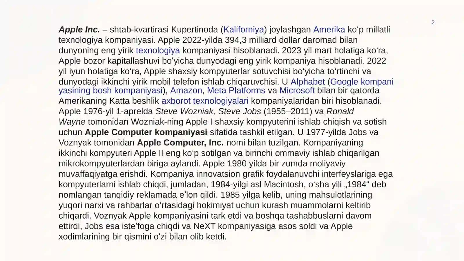 Applepest swotanaliz 2