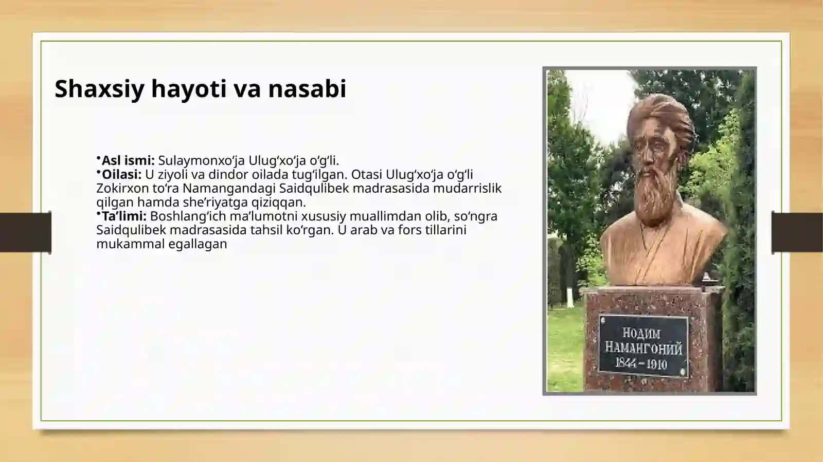 Nodim Nomongoniy Maqbarasi 2
