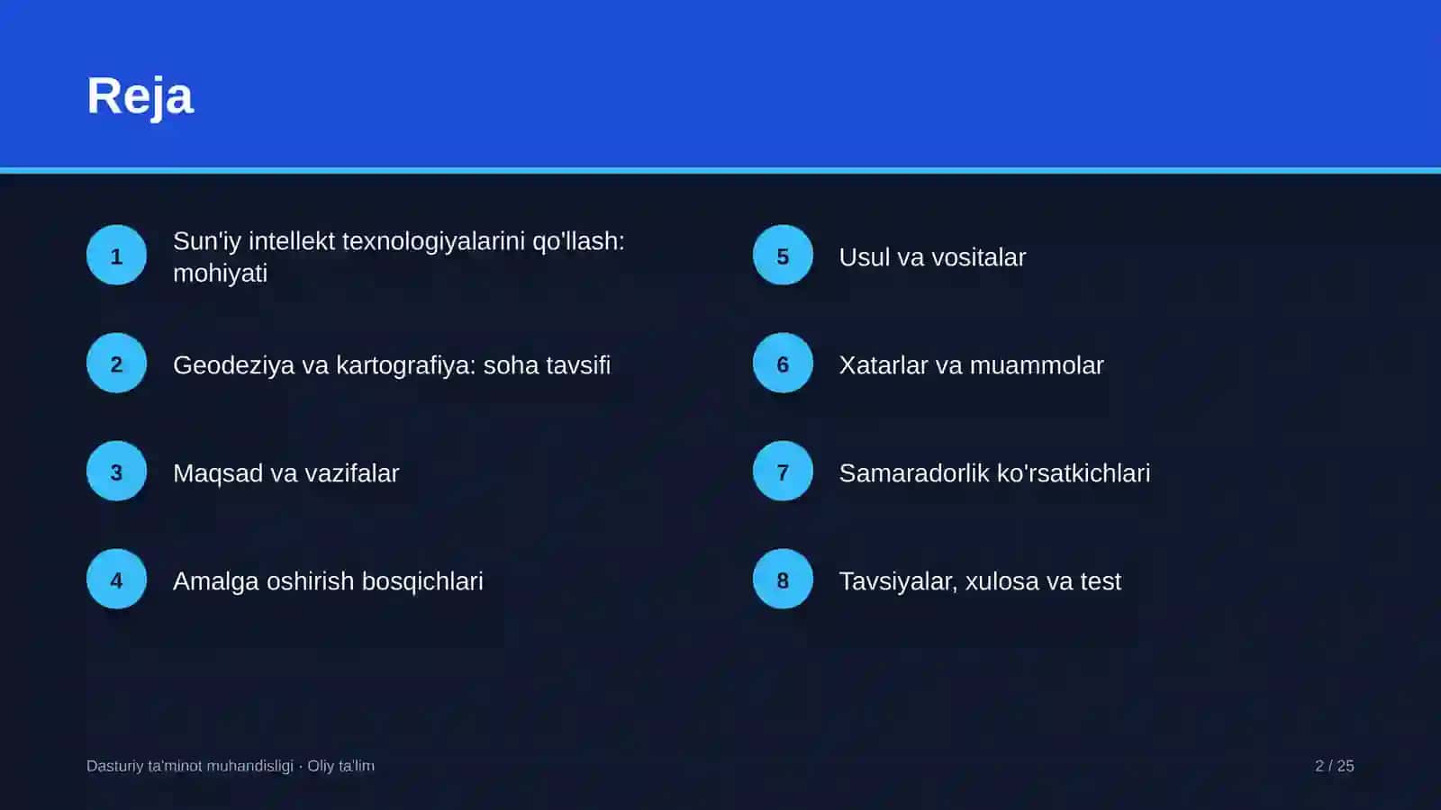 geodeziya va kartografiyada sun'iy intellekt texnologiyalarini qo'llash 8471 2