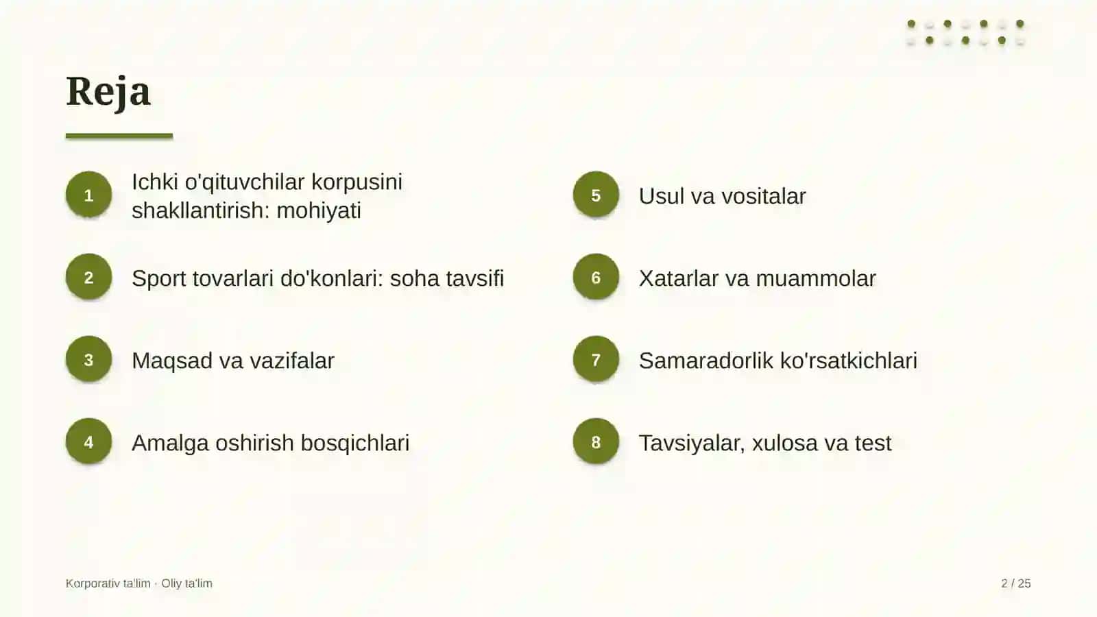 sport tovarlari do'konlarida ichki o'qituvchilar korpusini shakllantirish 7487 2