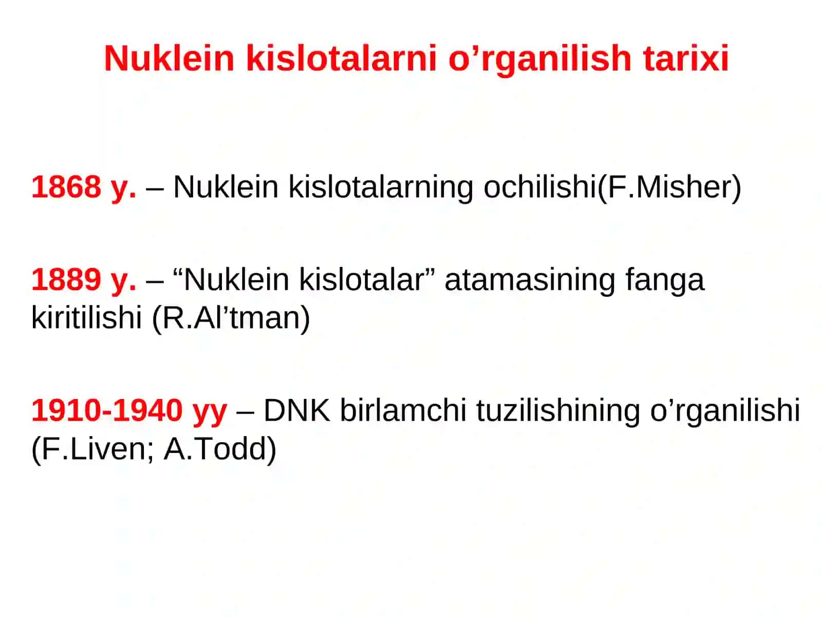 Nuklein kislotalar 2