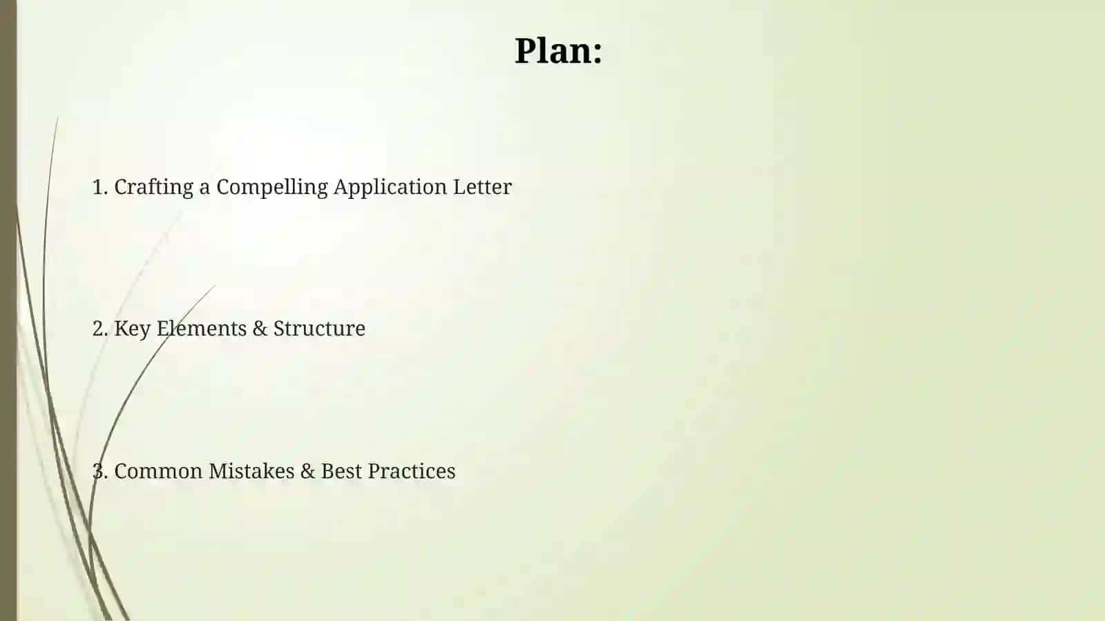 Application letter 2