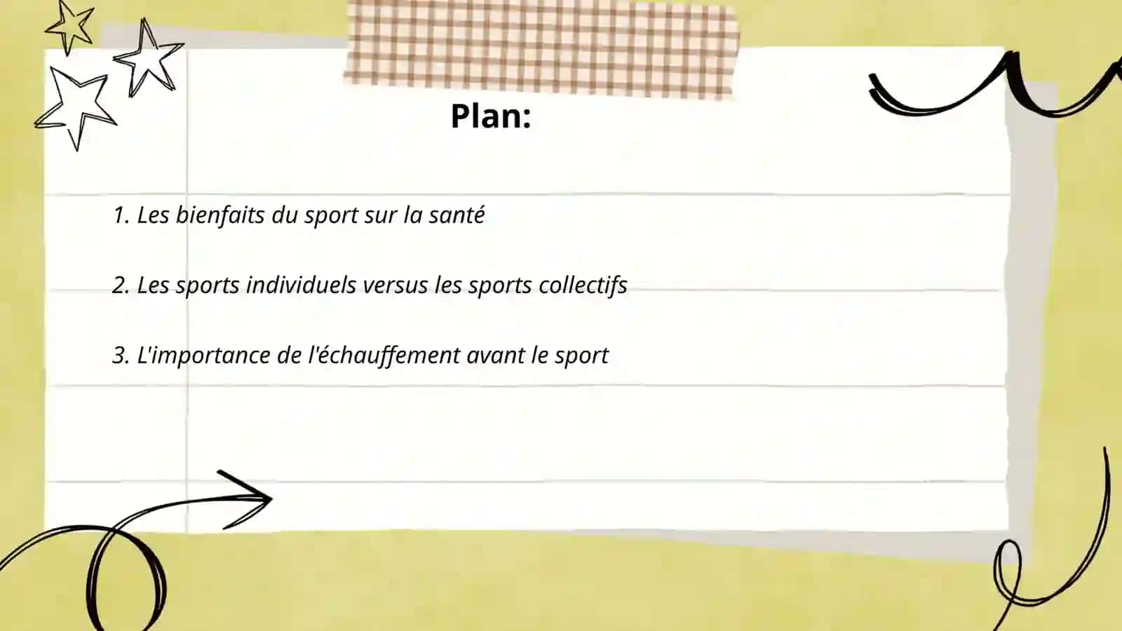 Les loisirs. Le sport 2