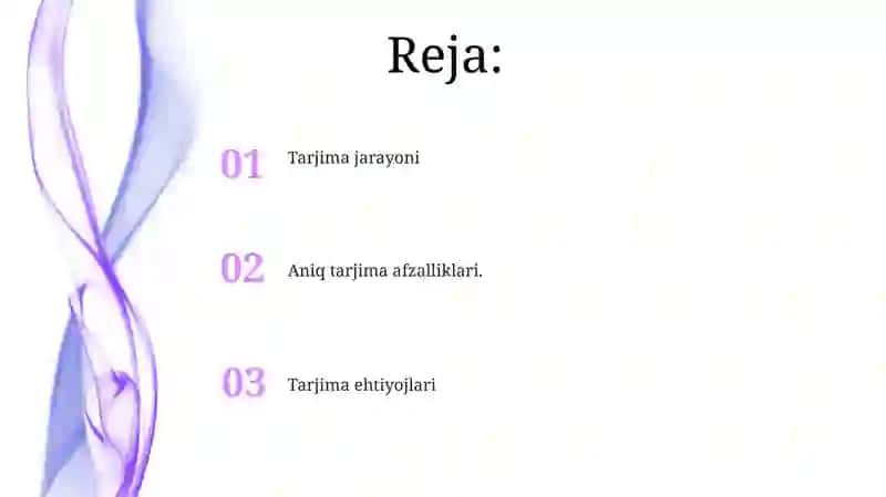 Tarjima jarayoni 2