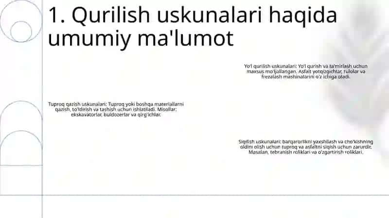 Yo'L Qurilish Mashinalari Va Jihozlarini Yo'L Qurilishda Qo'Llanilishi 2