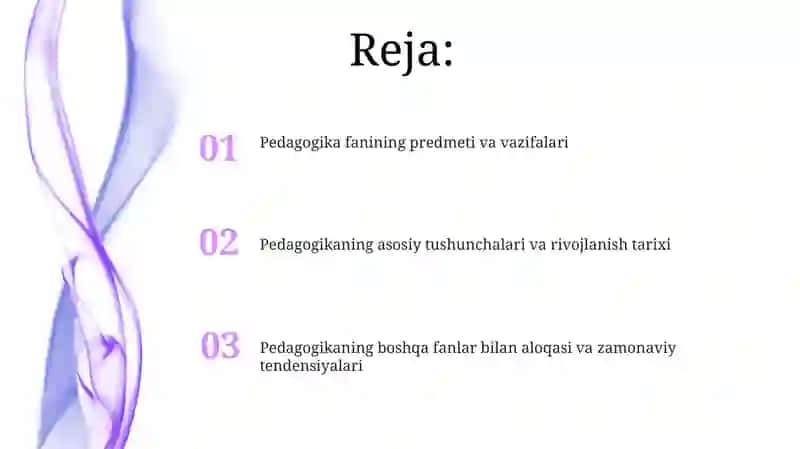 Pedagogika fanining predmeti va vazifalari 2