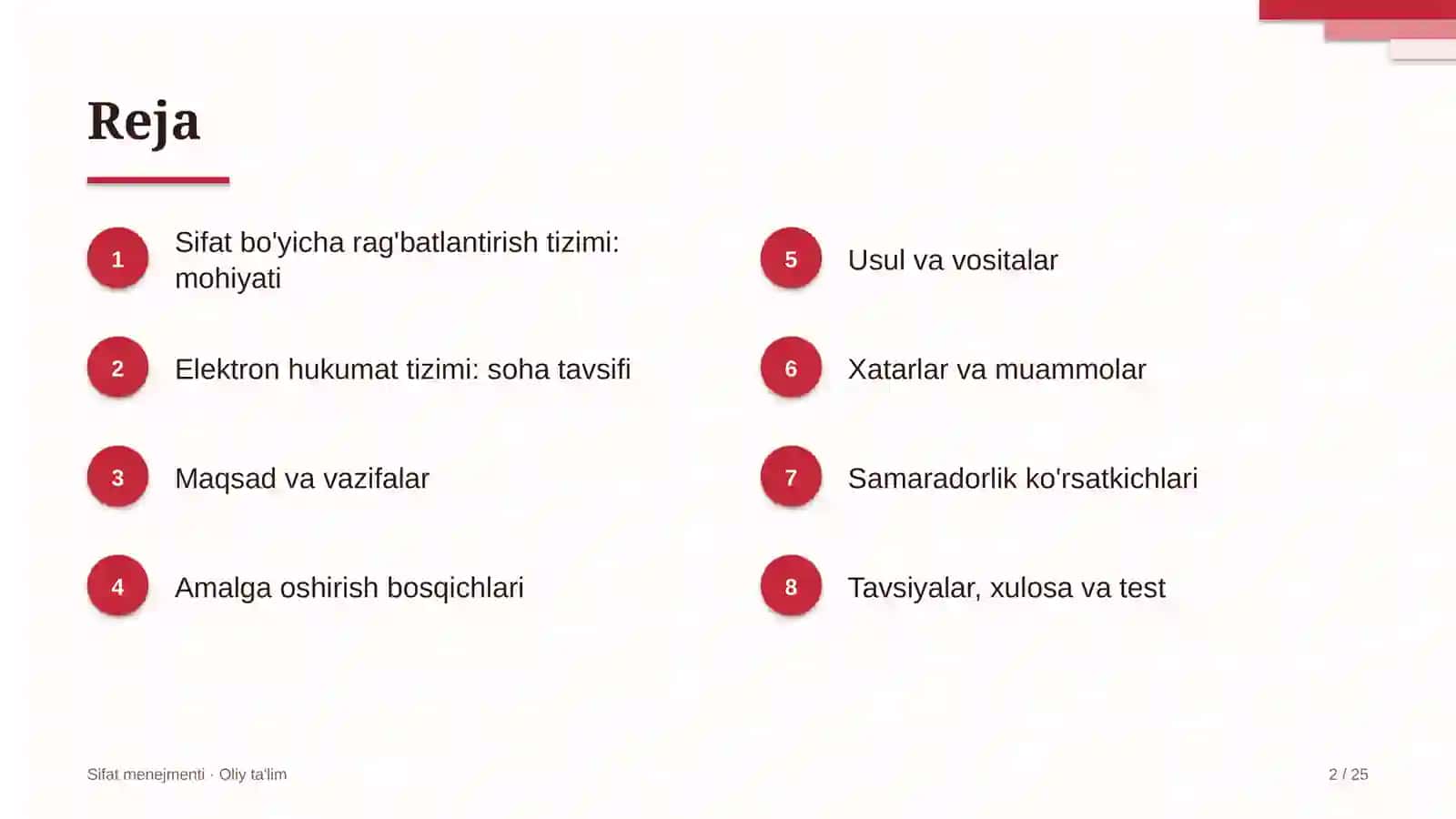 elektron hukumat tizimida sifat bo'yicha rag'batlantirish tizimi 3477 2