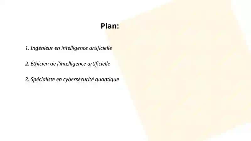 Ingénieur en intelligence artificielle 2