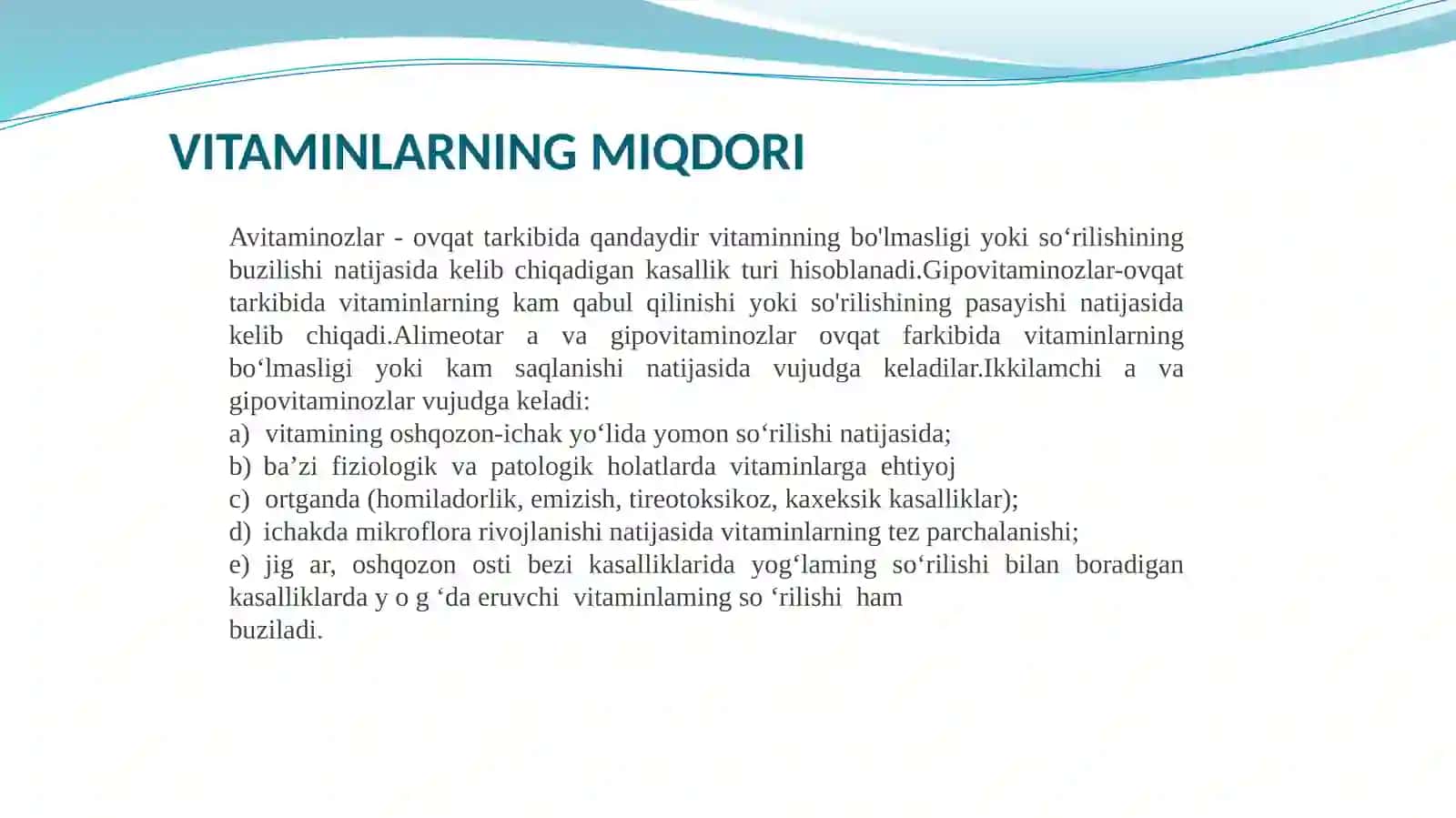 Gipova Avitaminozlar 2