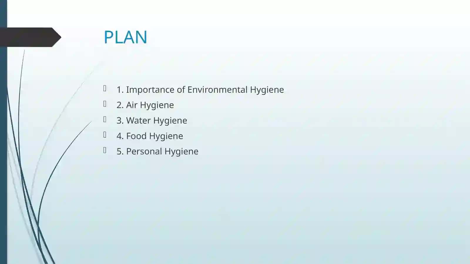 Culture project environmental hygiene types 2
