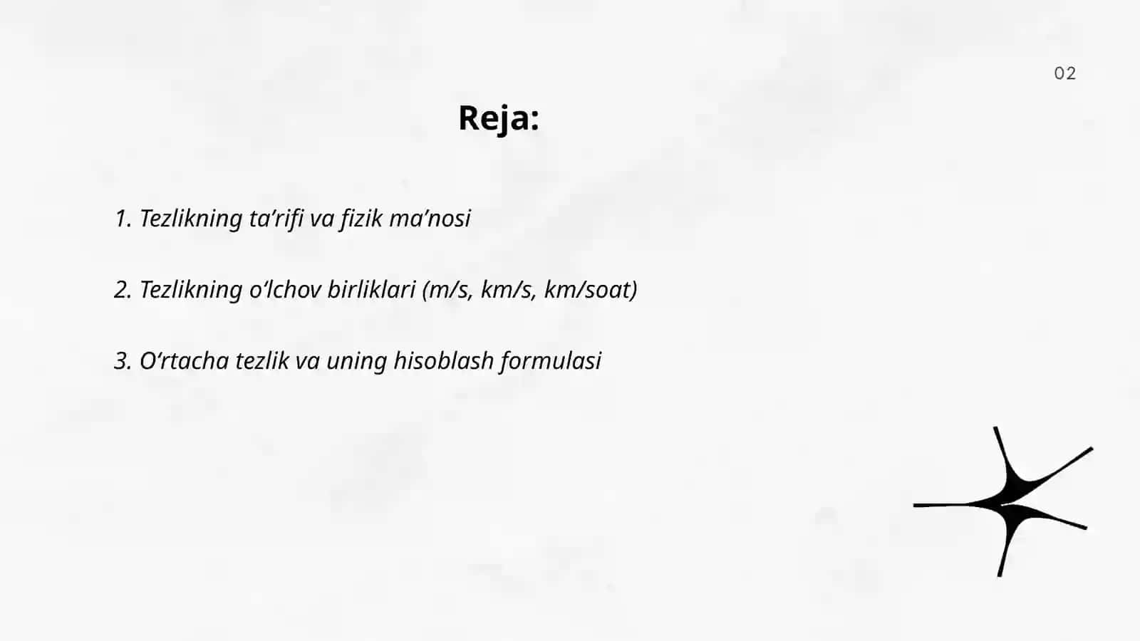 Tezlik 2