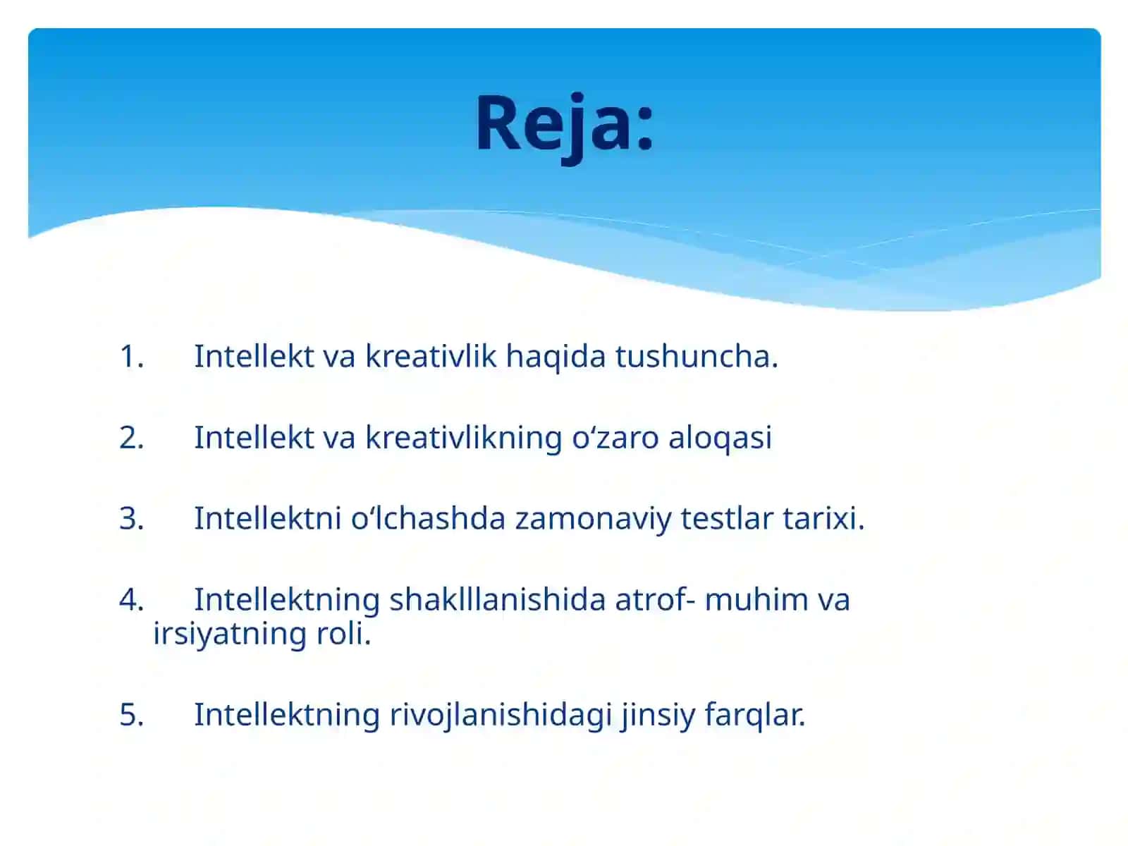 INTELLEKT VA KREATIVLIK 2