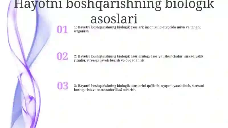 Hayotiy Faoliyatni Boshqarishning Biologik Va Fiziologik (Psixofiziologik) Konsepsiyalari 2