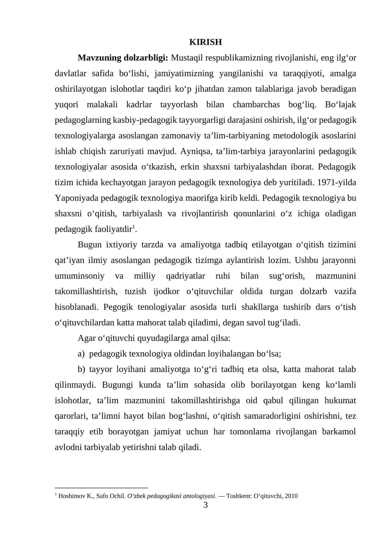 TA’LIM JARAYONI YAXLIT TIZIM SIFATIDA. TA’LIM TAMOYILLARI. KURS ISHI 2