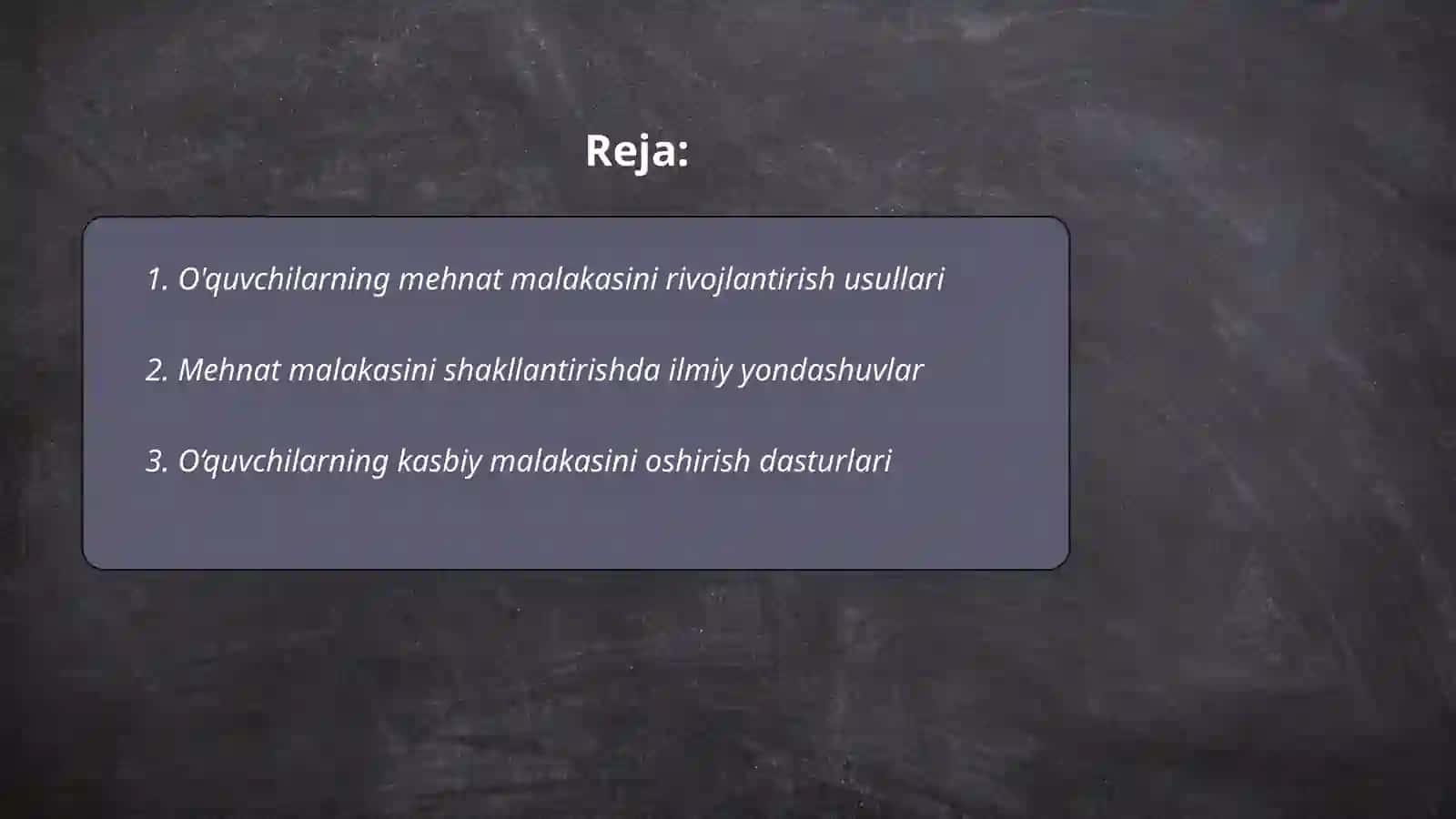 O'quvchilarning mehnat malakasini rivojlantirish usullari 2