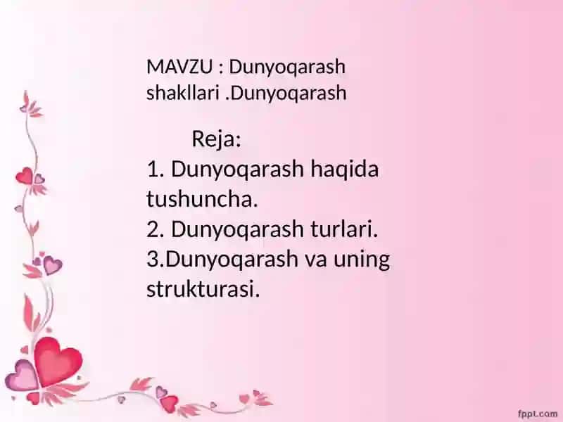 Dunyoqarash 2