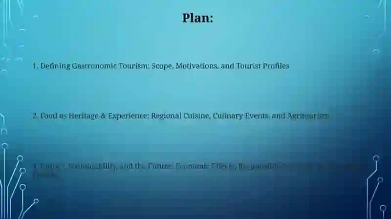 Gastronomic Tourism Presentation 2