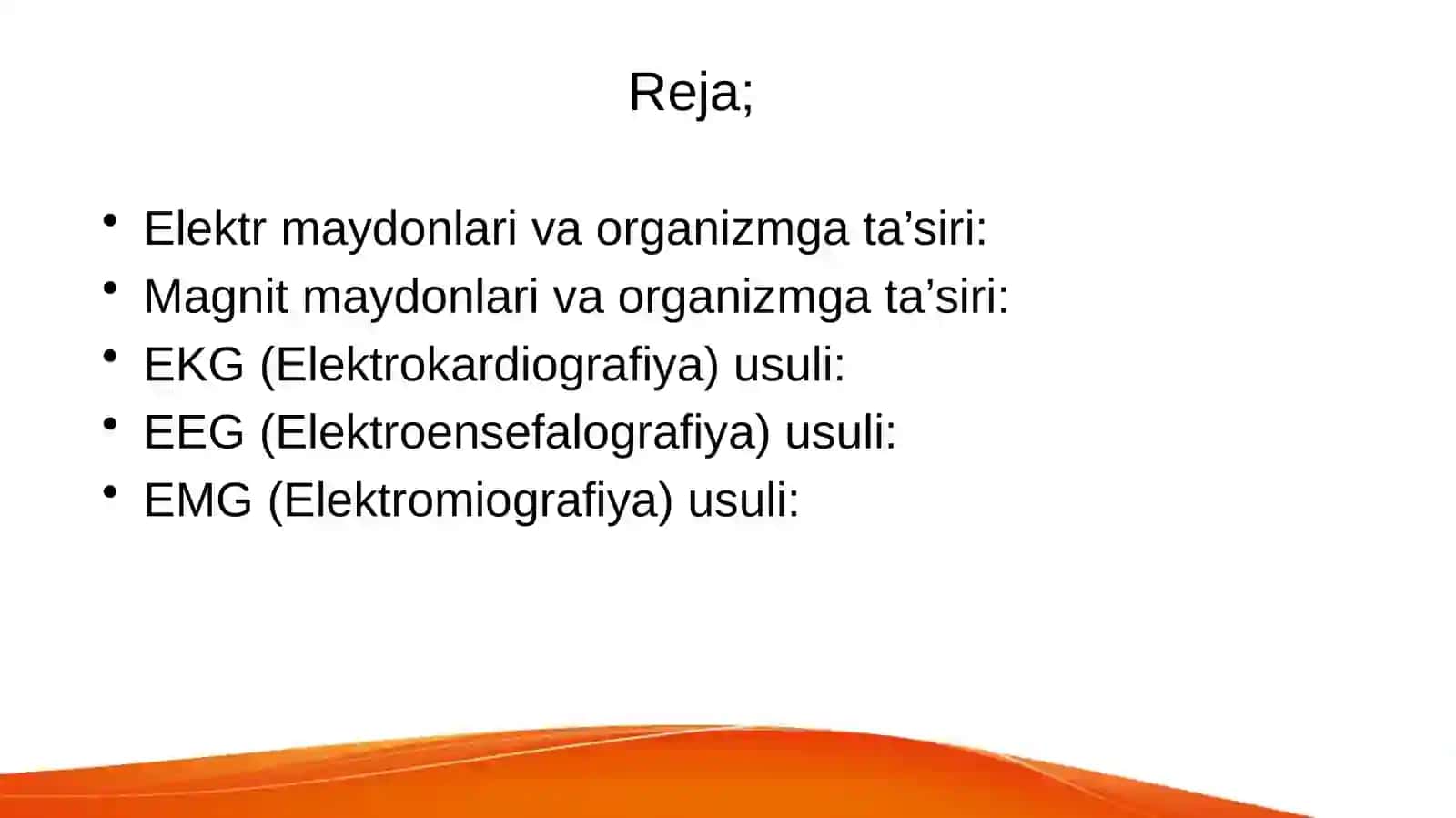 Elektr va magnit maydonlari va ularning organizmga ta’siri 2