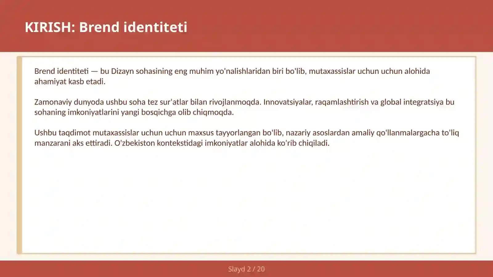 BREND IDENTITETI 2