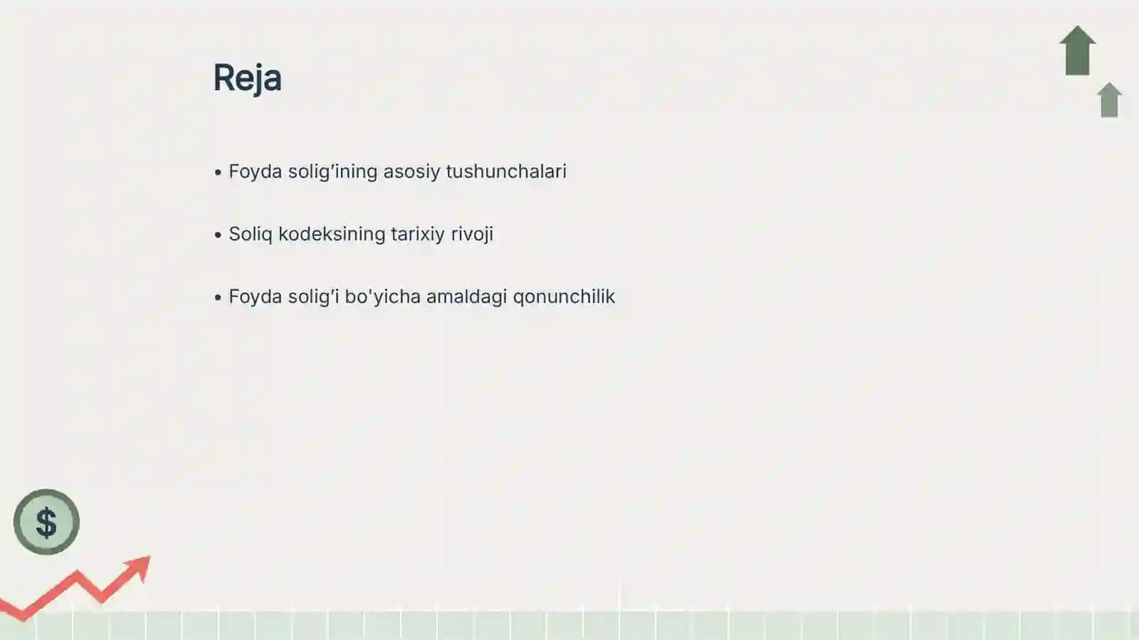 Foyda soligʼi bo'yicha shakllanish jarayoni 2026 yil 2