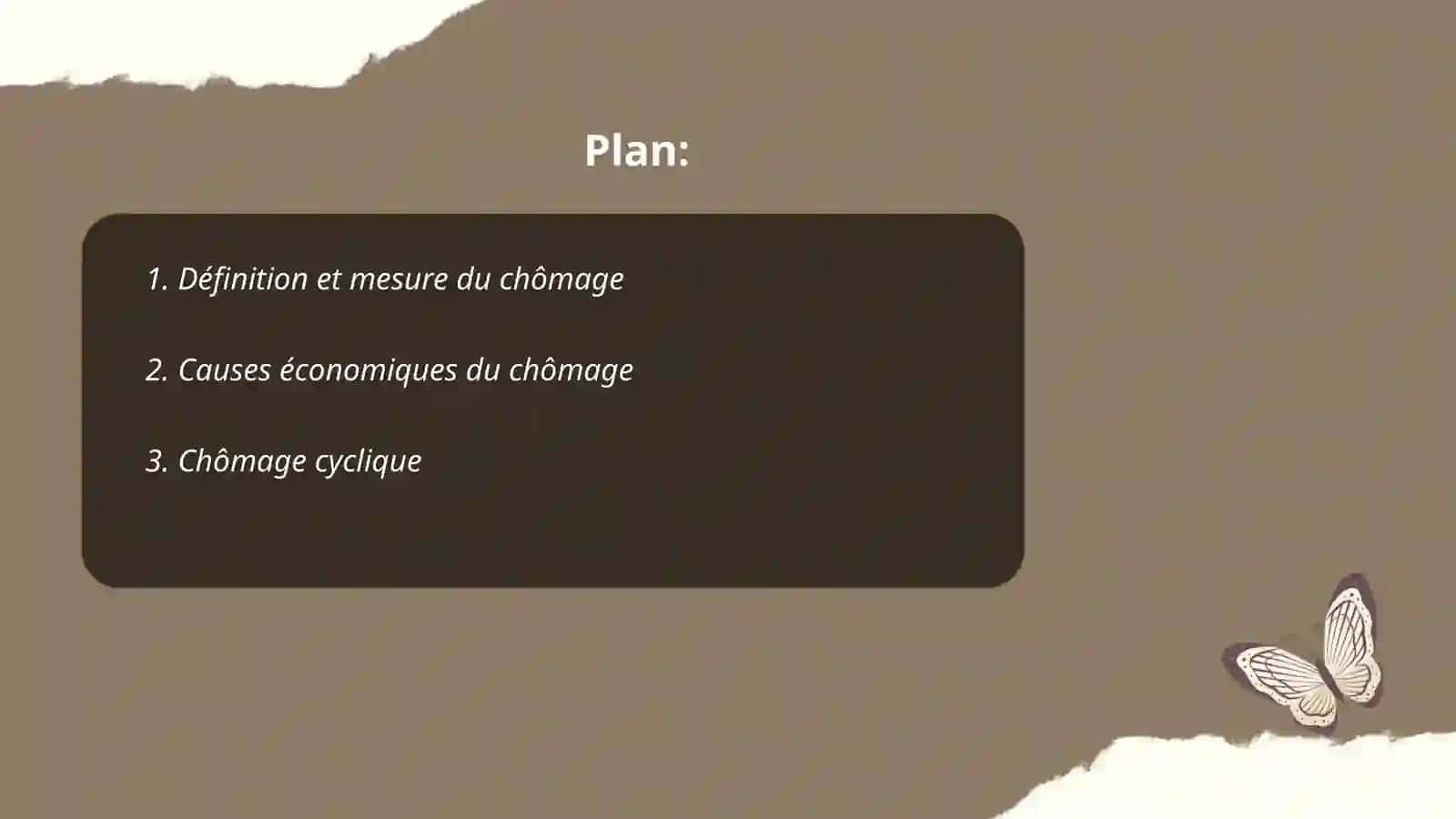 Le chomage 2