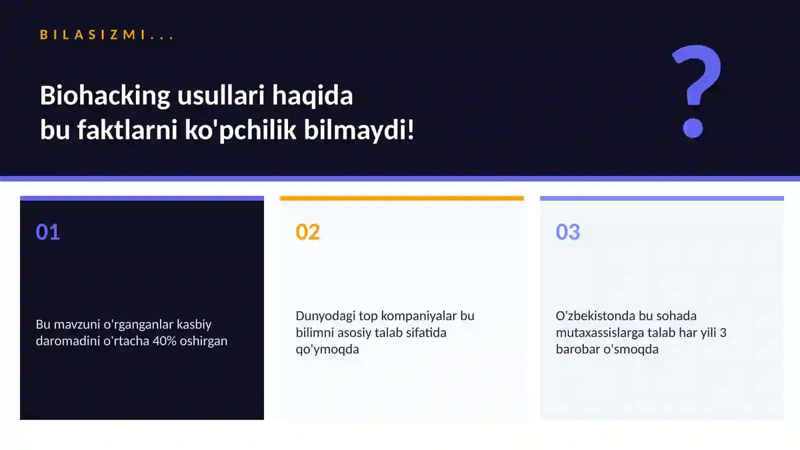 Biohacking usullari 2