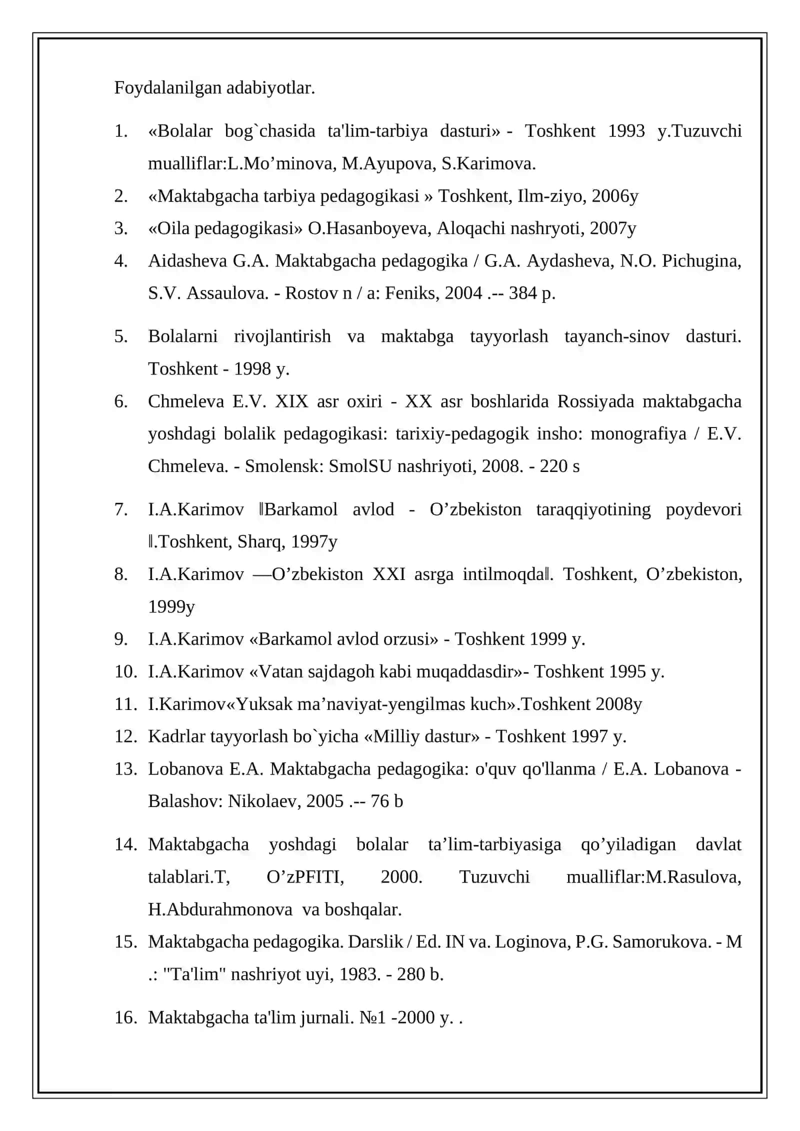 Maktabgacha pedagogikaningboshqa fanlar bilan aloqasi 2