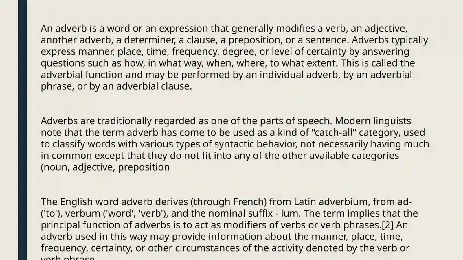 Adverbs 2