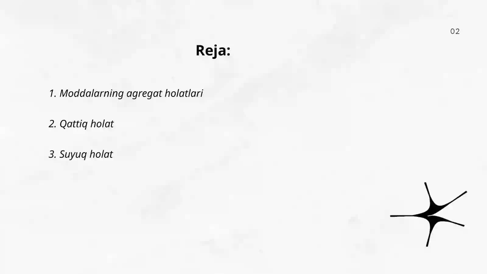 Moddalarning agregat holatlari 2