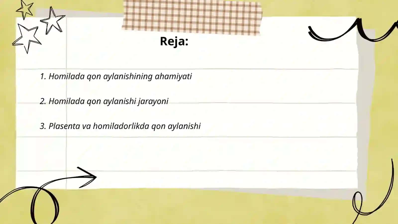 Homilada qon aylanishi 2
