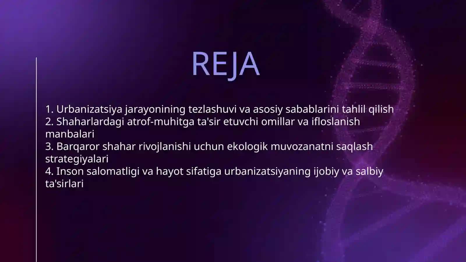 URBANIZATSIYA VA ATROF MUHIT 2