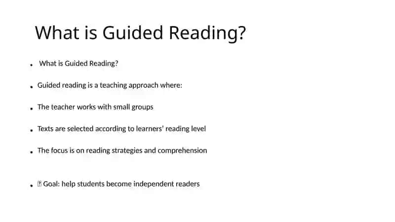 Guided Reading with picture books peer assessment of short written tasks 2