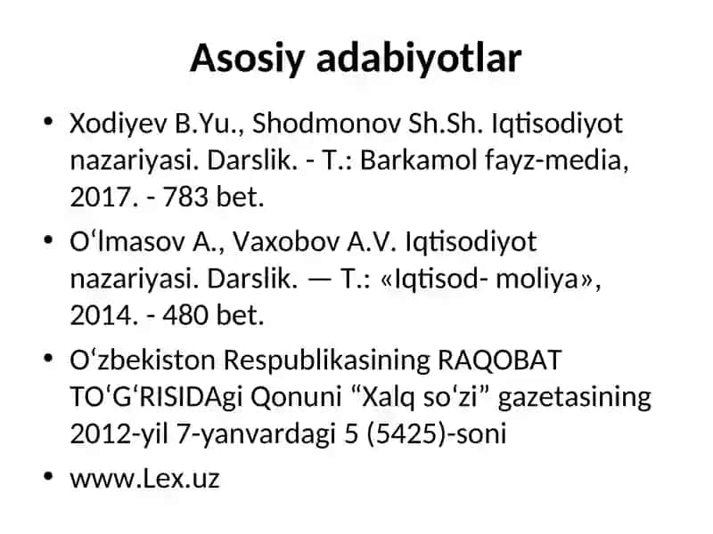 Iqtisodiyot nazariyasi.Darslik 2