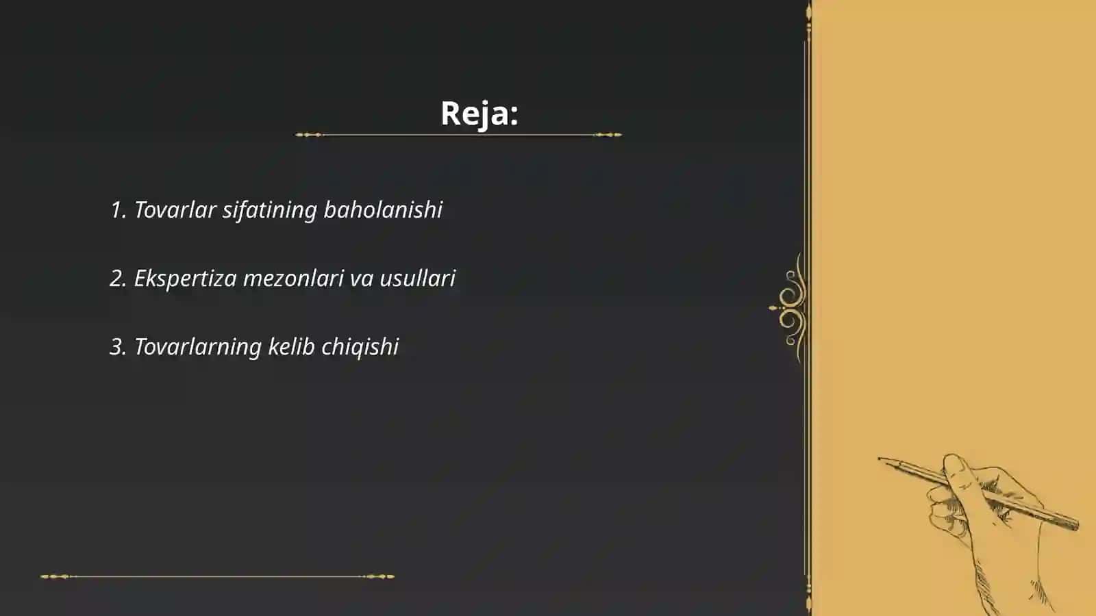 Tovarlar ekspertizasi 2