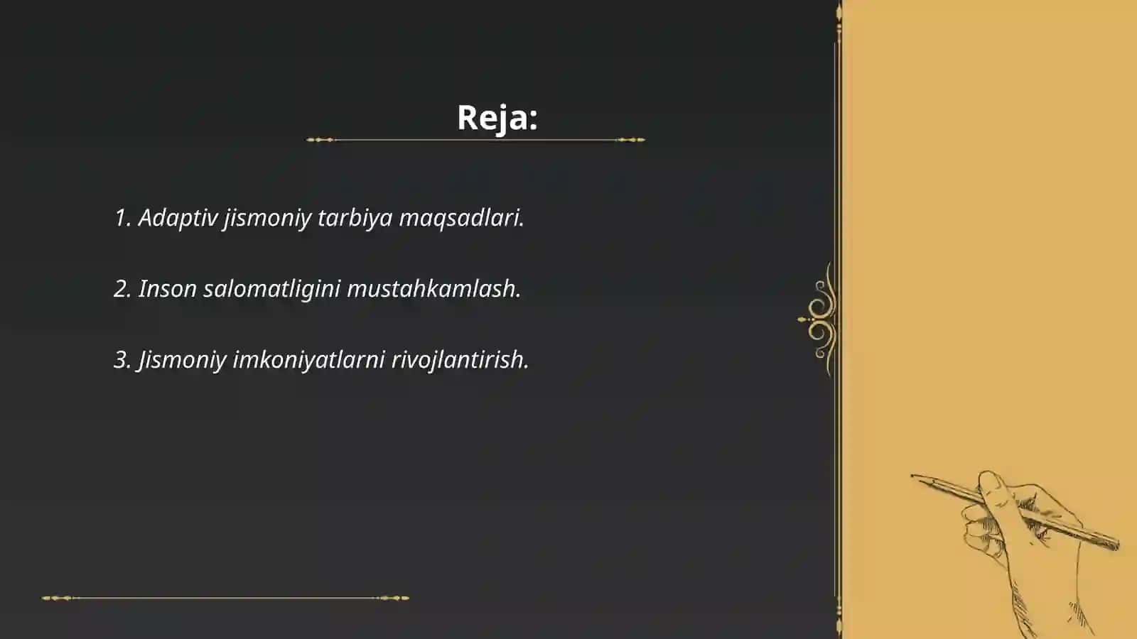 Adaptiv jismoniy tarbiya maqsadlari 2