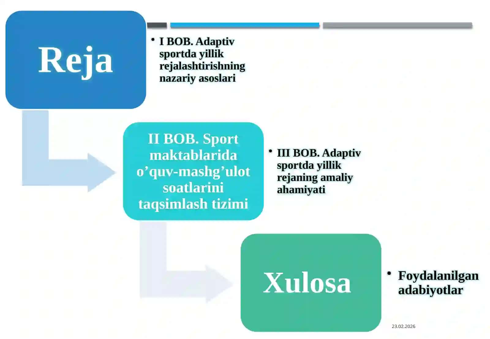 Adaptiv Sport Bo’yicha Sport Maktablari 2