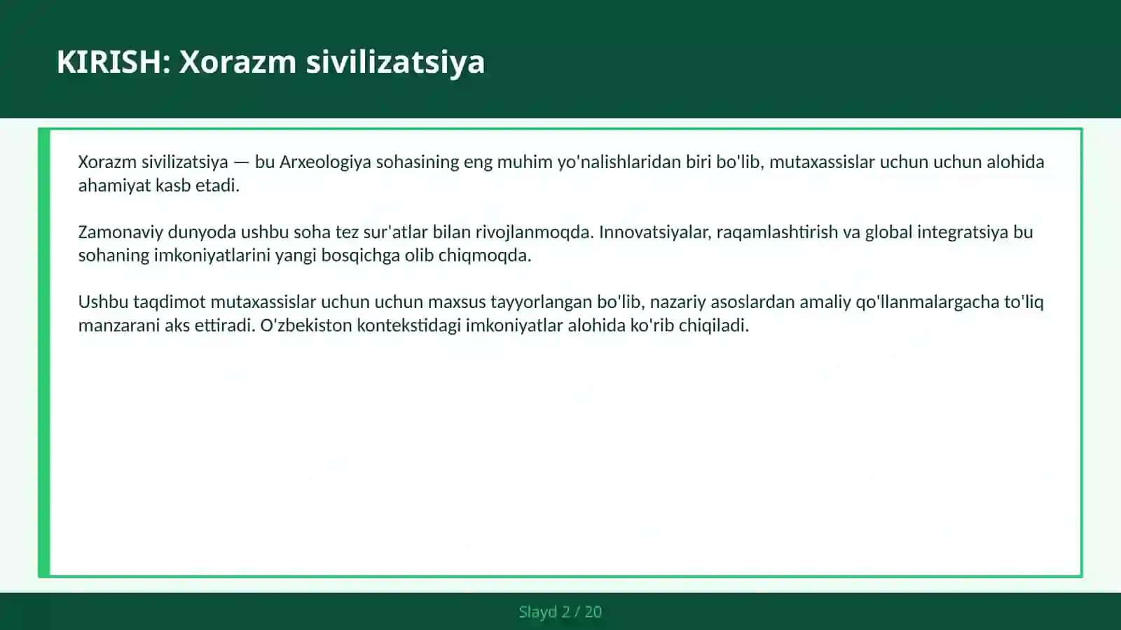 XORAZM SIVILIZATSIYA 2