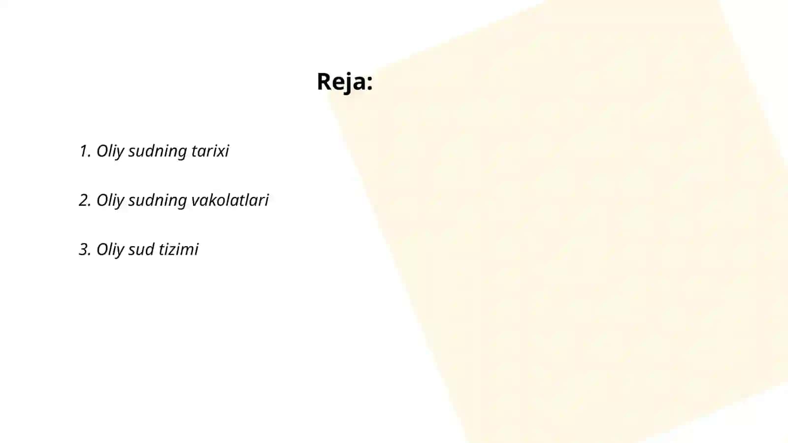 Oliy Sudning Tarixi 2