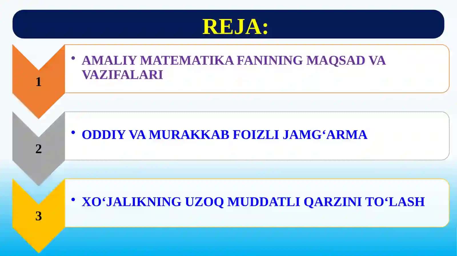 AMALIY MATEMATIKA I 2