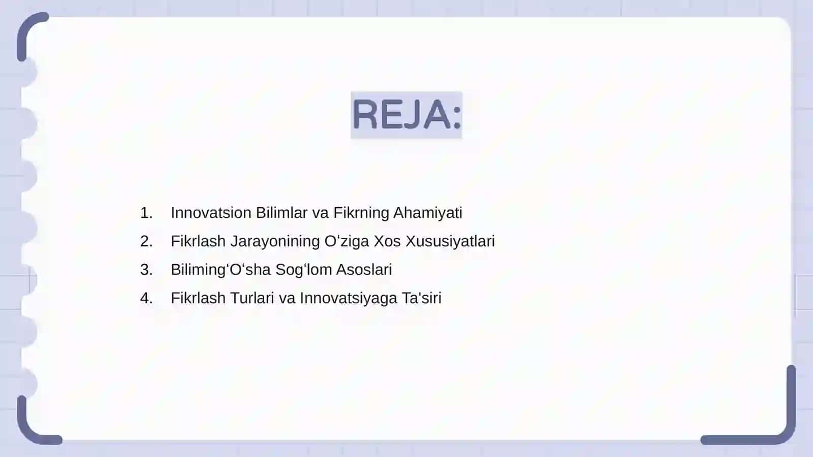 Innovatsion Bilimlar va Fikrning Ahamiyati 2