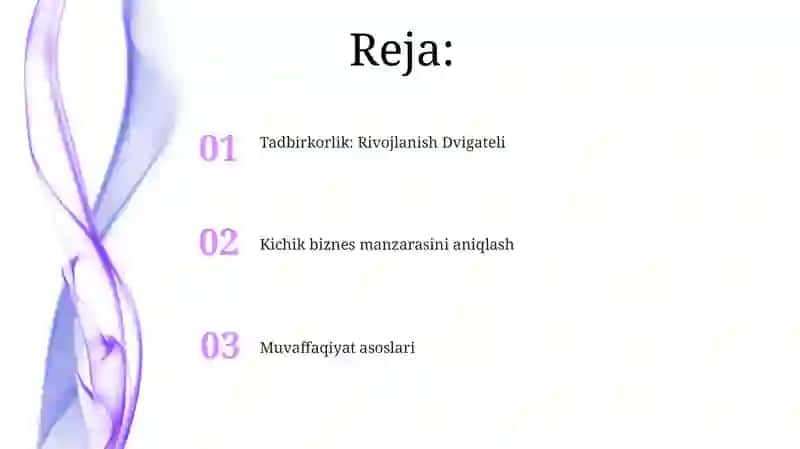 Tadbirkorlik: Rivojlanish Dvigatеli 2
