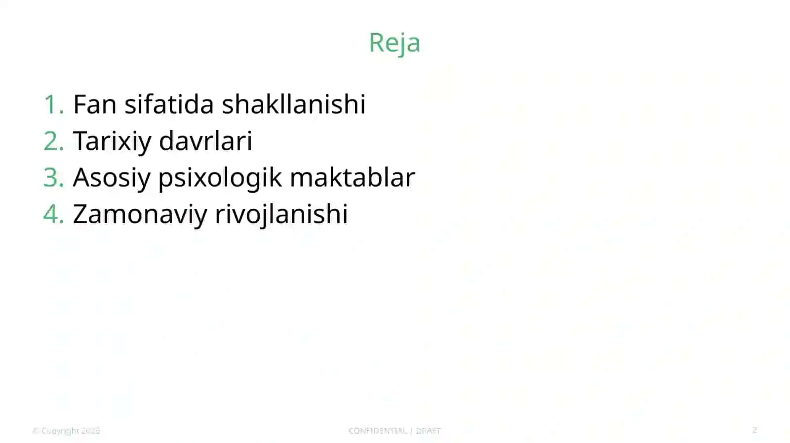 Psixalogiyarivojlanish bosqichlari 2