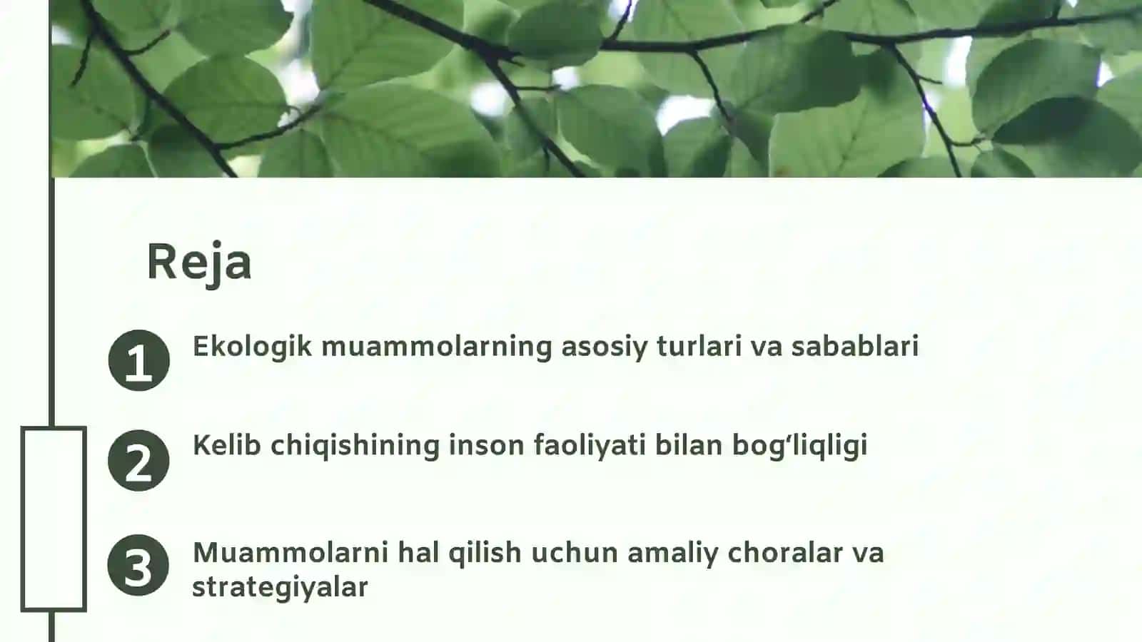 Globalekologikmuammolarvaularningkelibchiqishsabablari 2
