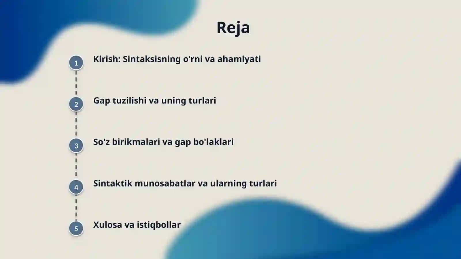 Sintaksis. Sintaksis haqida umumiy ma'lumot 2