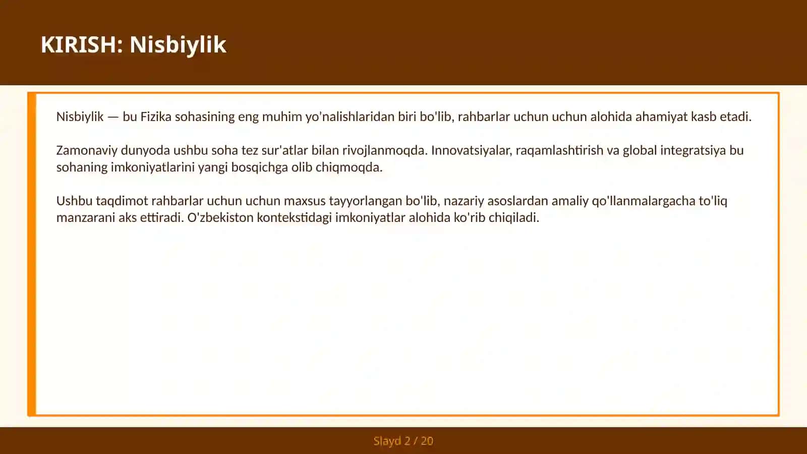 Nisbiylik 2