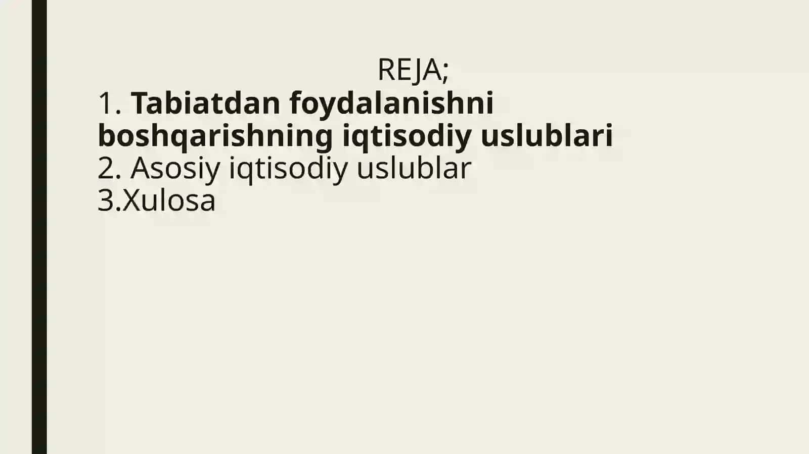 TABIATDAN FOYDALANISHNI BOSHQARISHNING IQTISODIY USLUBLARI 2