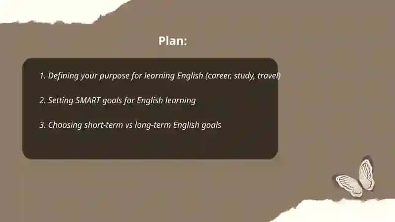 Setting your goal in learning English 2