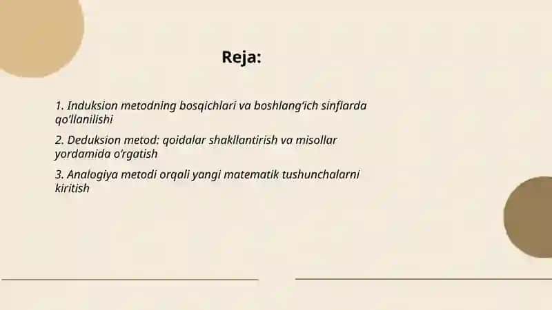 Boshlang’ich sinfda matematika o’qitish metodlari 2